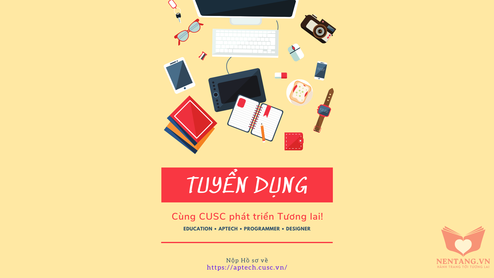 Tuyển dụng Lập trình viên Bộ môn Phần mềm CUSC 04/2022