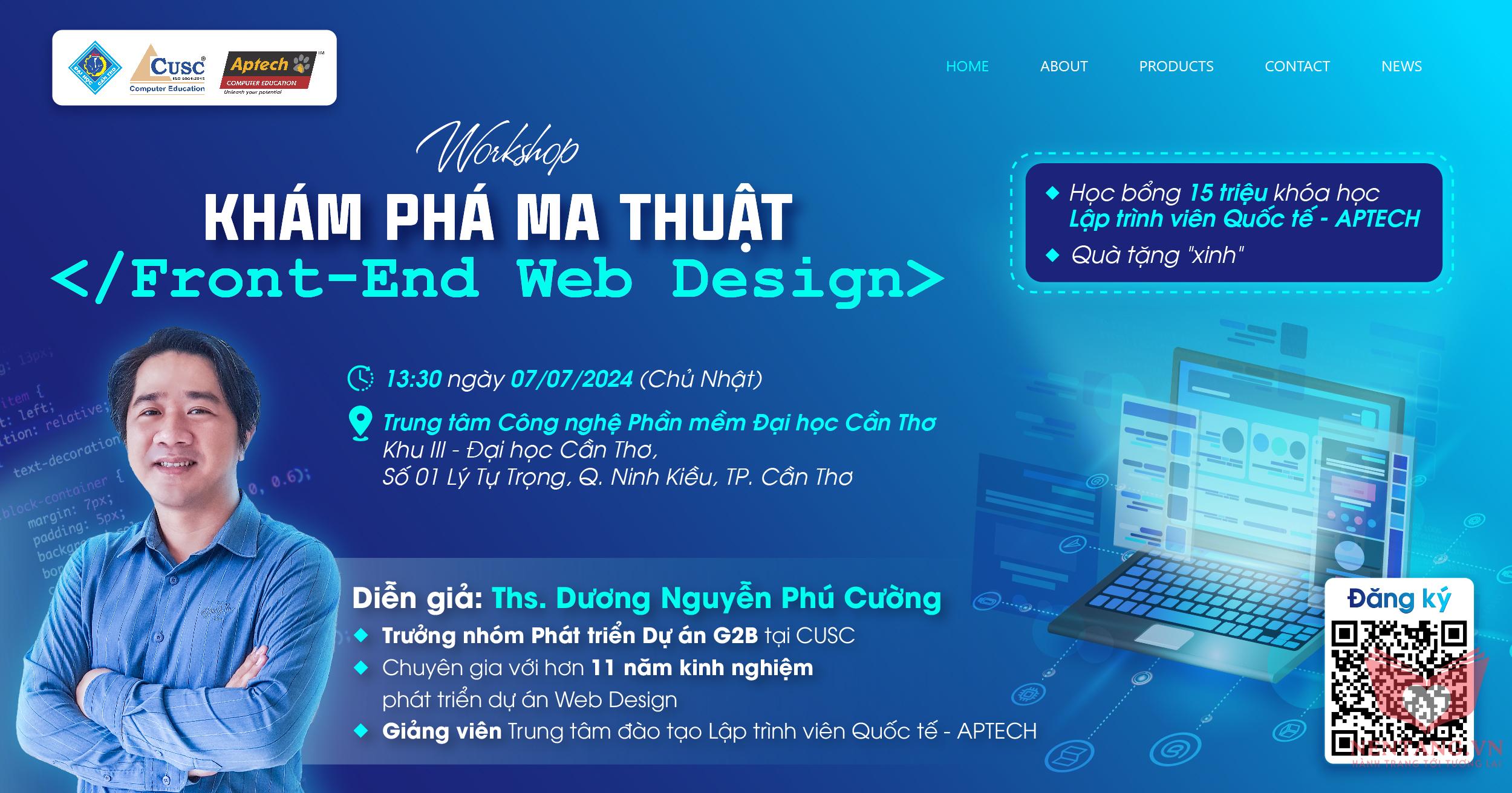 Workshop - Magic Behind Front-End Web Design ~ Sức mạnh ma thuật của thiết kế Frontend Web