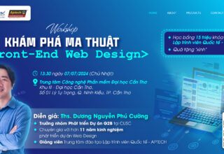 Workshop – Magic Behind Front-End Web Design ~ Sức mạnh ma thuật của thiết kế Frontend Web